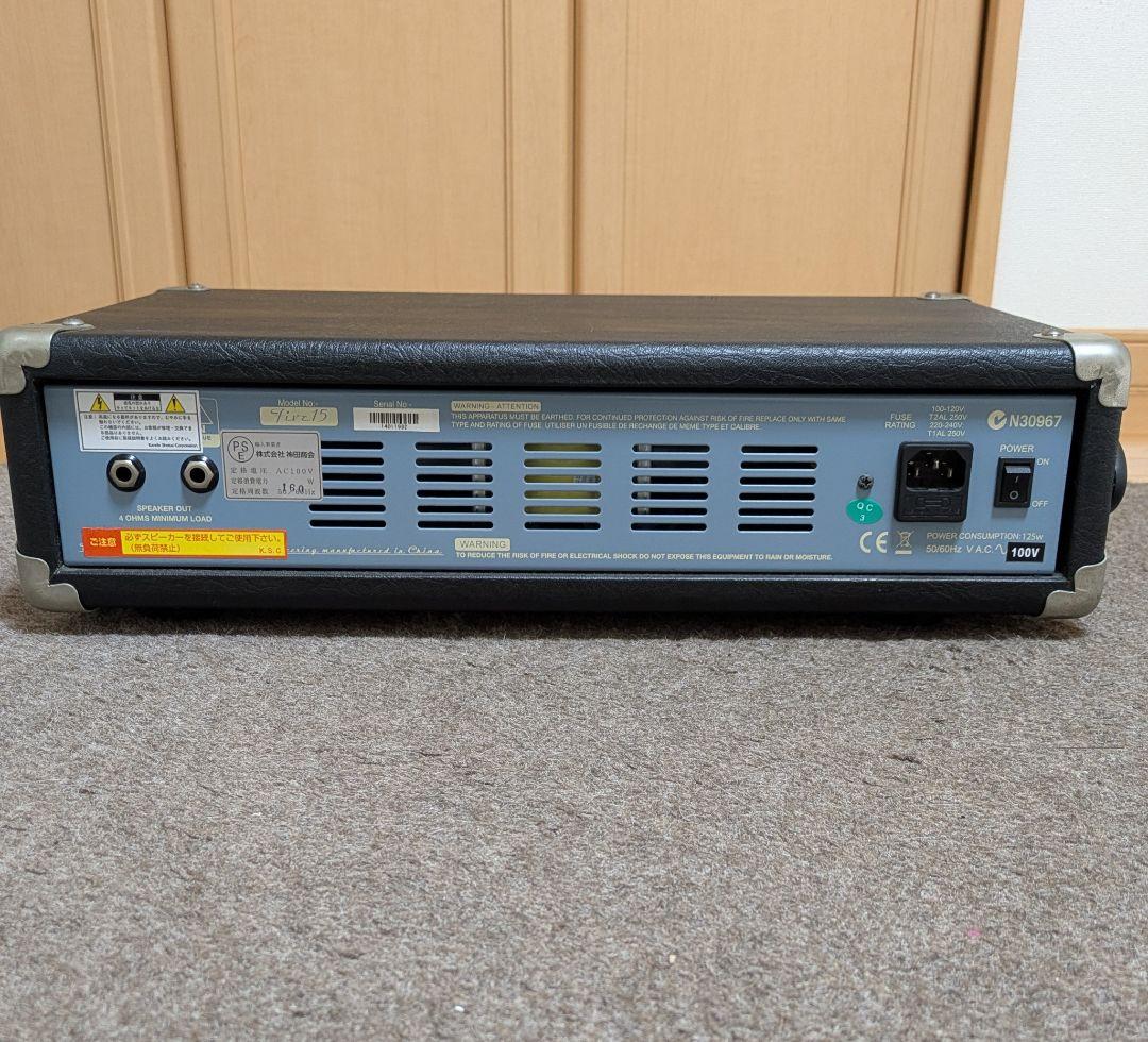 大槻裕ミゲールヌネス　　アッシュダウン　Five15 ベース　アンプヘッド