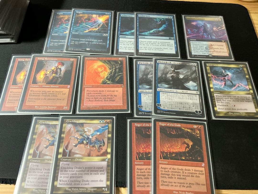 【MTG】パイオニア　イゼットフェニックス デッキ、サイド、おまけ付