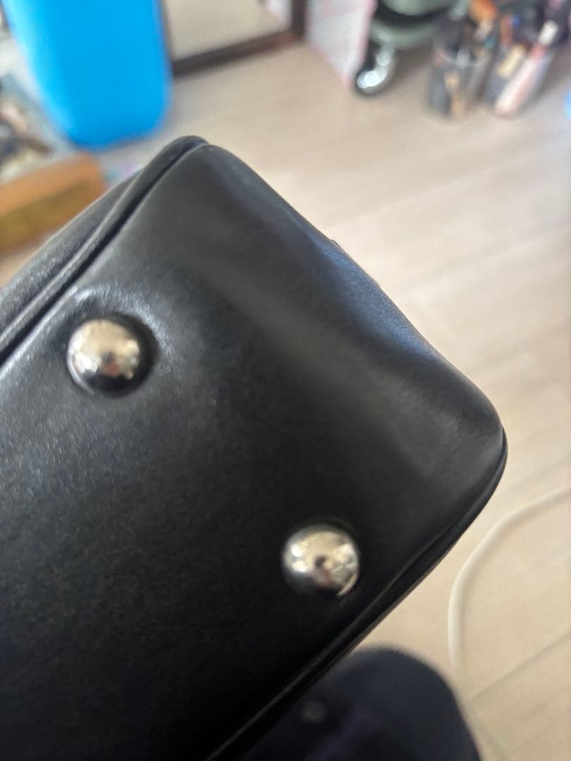 コムデギャルソン　ガール　ハンドバッグ　ハンドペイント　コムデギャルソンガール