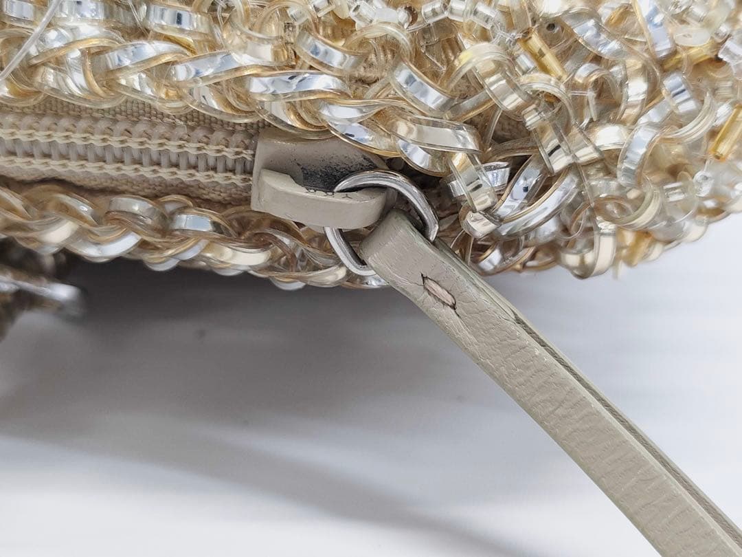 【最終価格・美品】アンテプリマ ワイヤーバッグ ハンドバッグ フラワーチャーム付