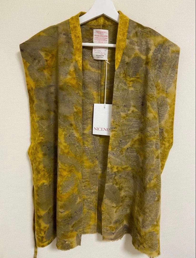 NICENESS DAMINI Leaf Ghost Vest 23aw 未使用