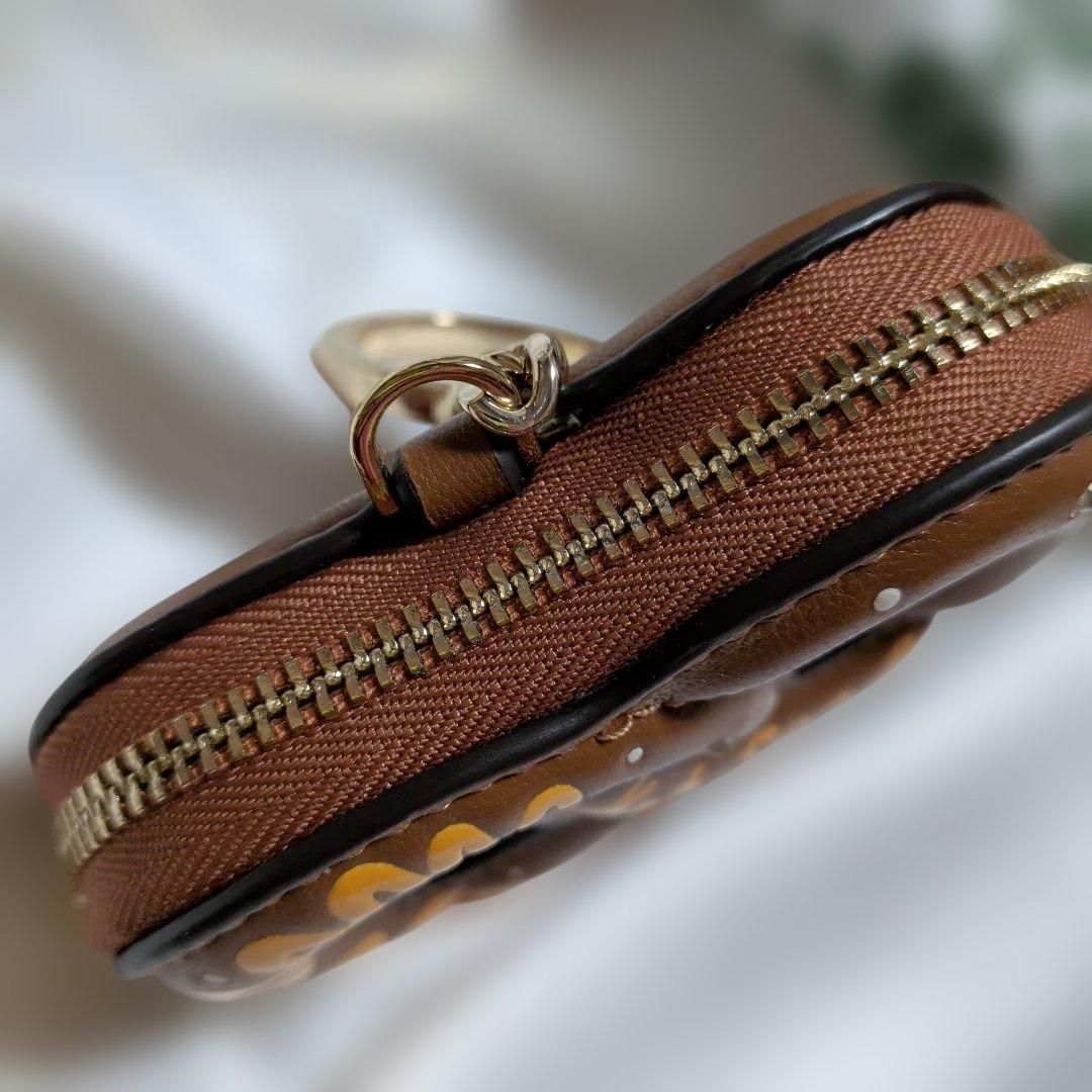 Kate Spade ハートプレッツェル型 バッグチャーム キーケース
