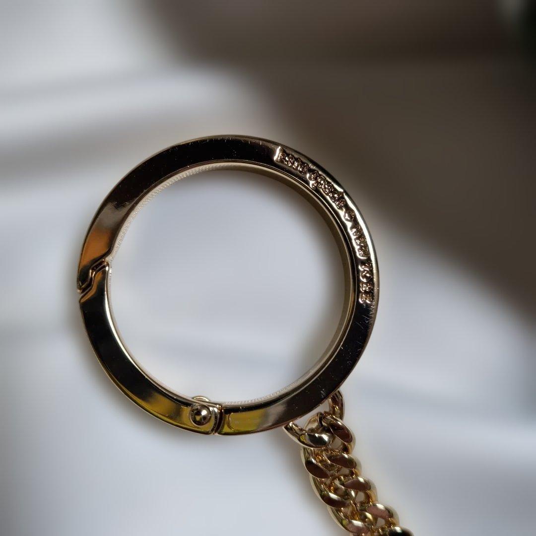 Kate Spade ハートプレッツェル型 バッグチャーム キーケース