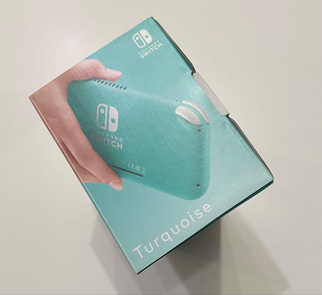 未使用に近い❤︎Nintendo Switch Liteターコイズ 本体 充電器◎