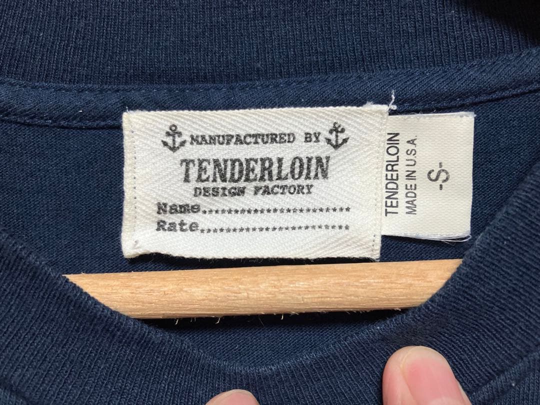 rare 初期 Tenderloin プリントT 紺 S archive
