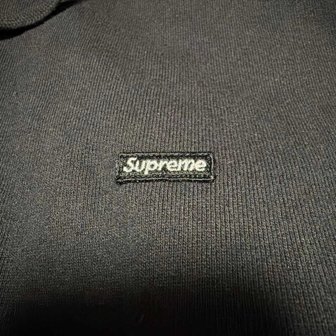 シュプリーム スモールボックスロゴ ジップパーカー 黒 カナダ製肉厚 XL