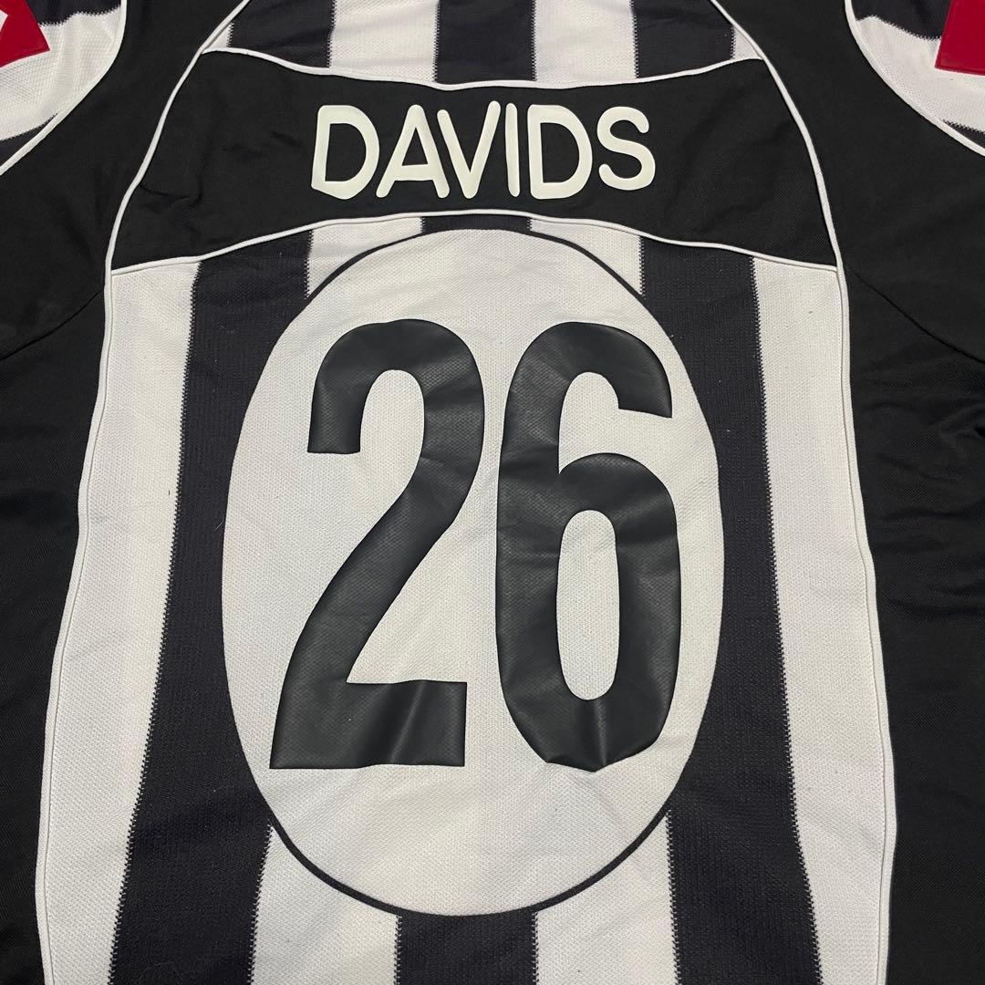 Lotto 製 ユニフォーム ユベントス ダービッツ サッカーゲームシャツ