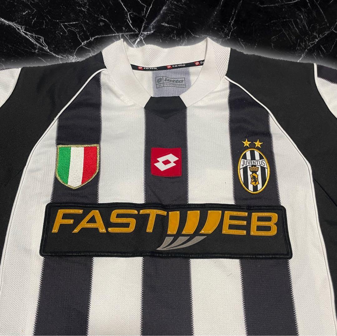 Lotto 製 ユニフォーム ユベントス ダービッツ サッカーゲームシャツ