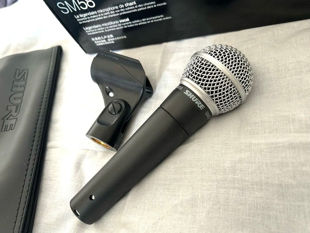 【11/25まで】SHURE SM58 ダイナミックマイク マイクケーブル付き