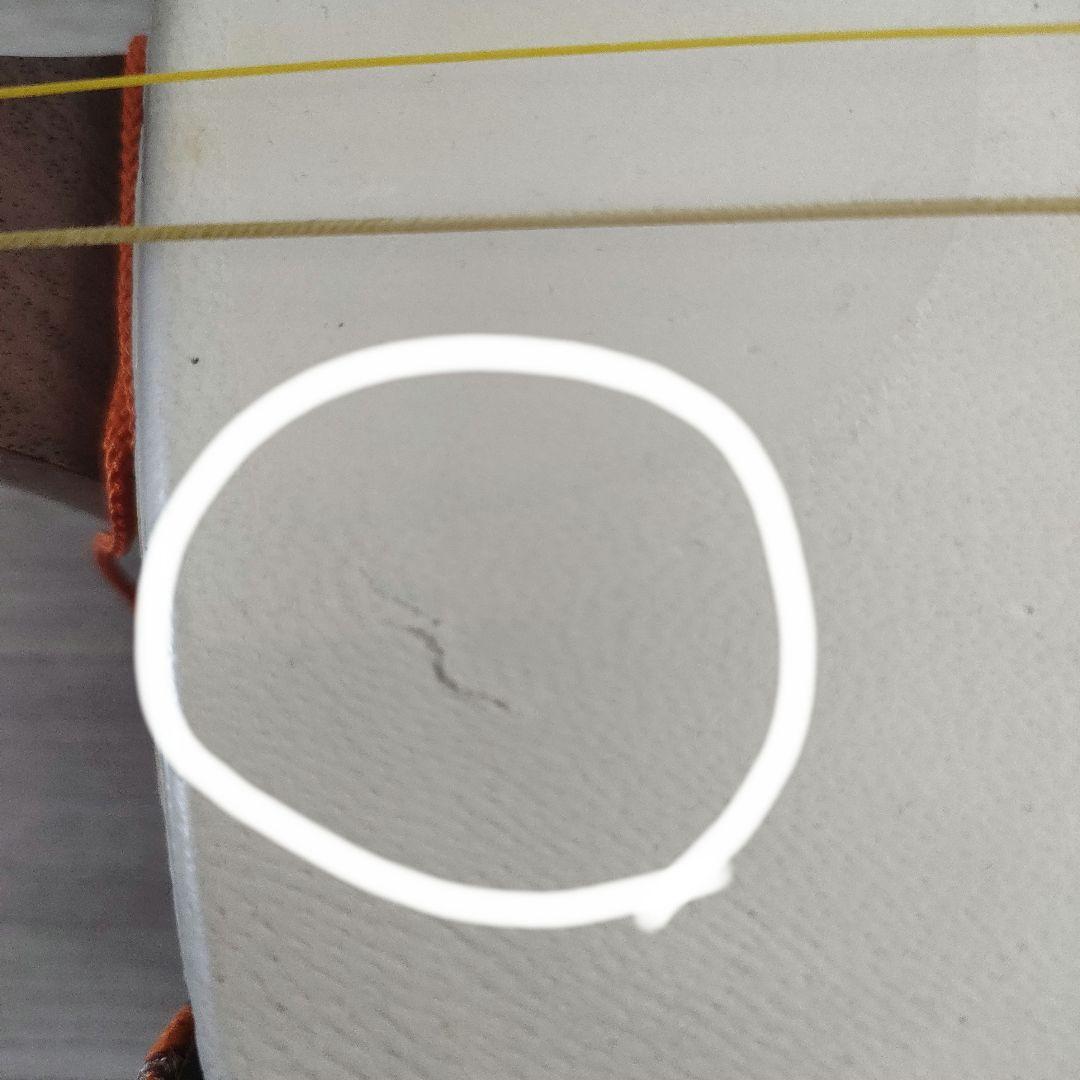 皮裂け気味の小さい傷あり　細棹三味線セット