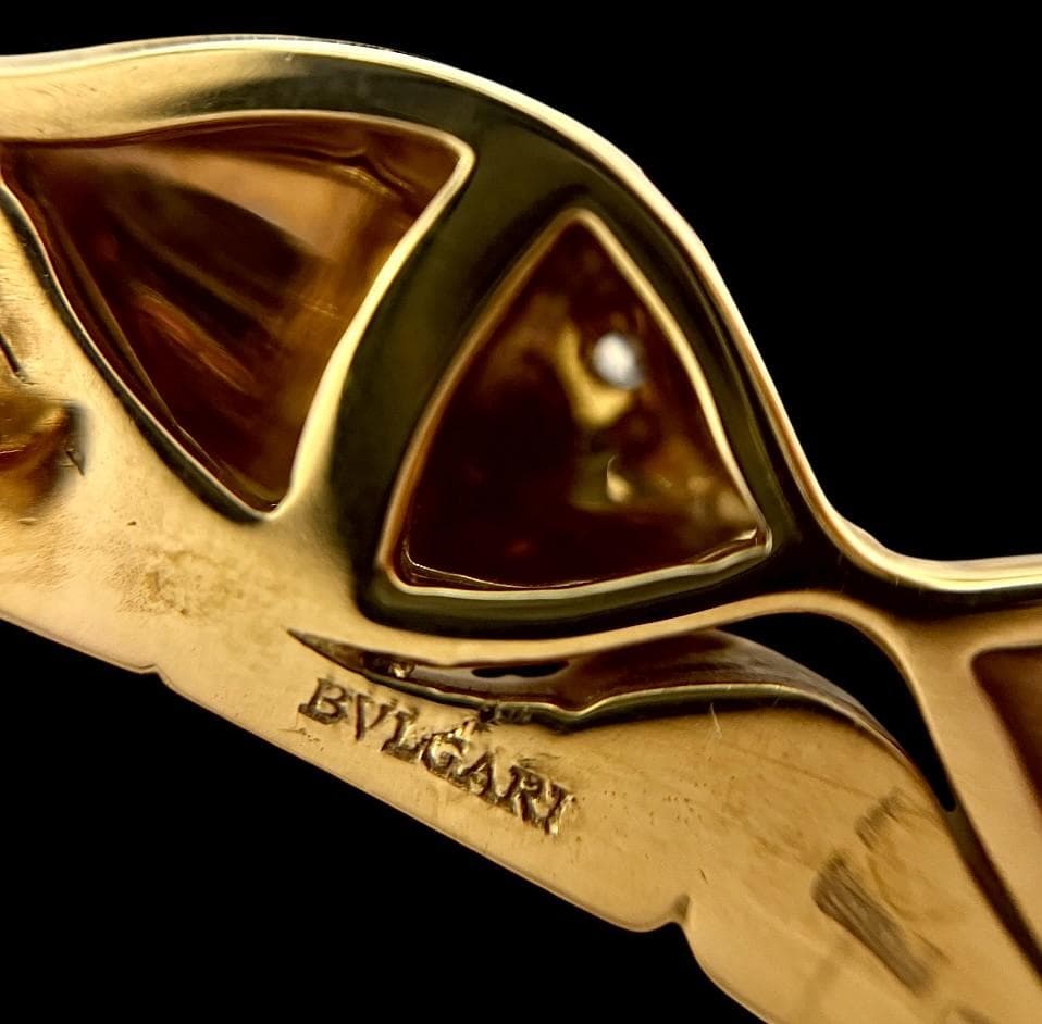 BVLGARI ブルガリ ブローチ K18 ダイヤモンド