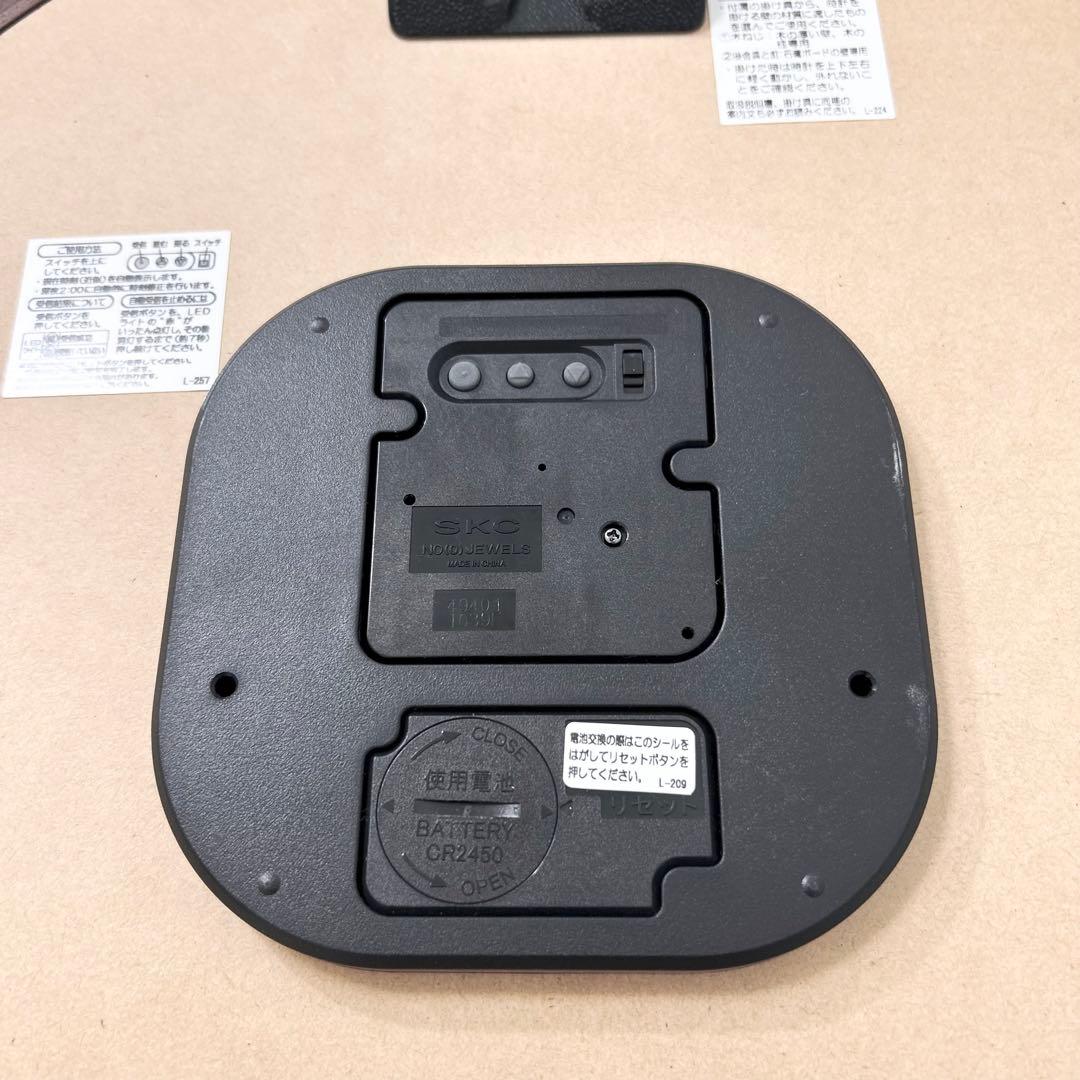 美品 SEIKO EMBLEM セイコー 電波時計 掛時計 HS540B 無垢