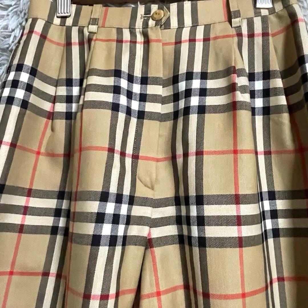 【美品】 バーバリー キュロット ノバチェック ゴルフ S BURBERRYS