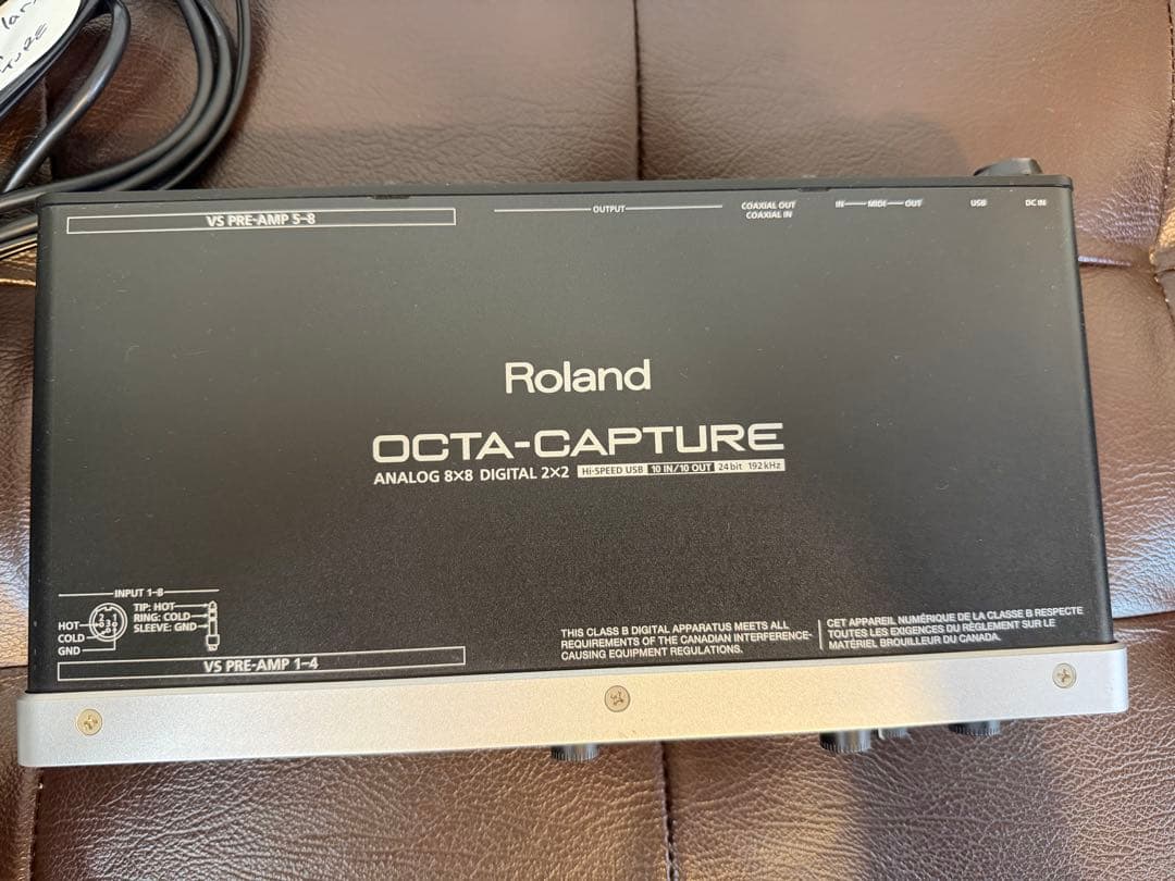 美品　Roland OCTA-CAPTURE オーディオインターフェイス