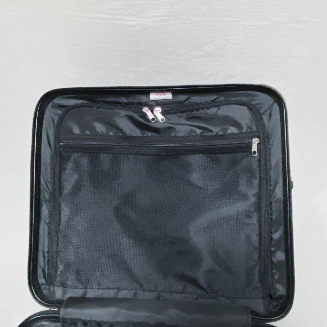 ace.エース　スーツケース　SS　ネイビー　機内持込　フロントオープン　38L