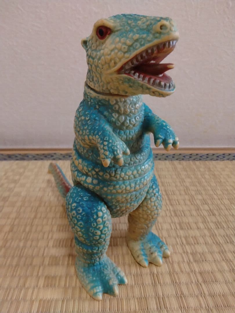 マルサン　ソフビ　ゴロザウルス　当時物　ブルマァク　ゴジラ