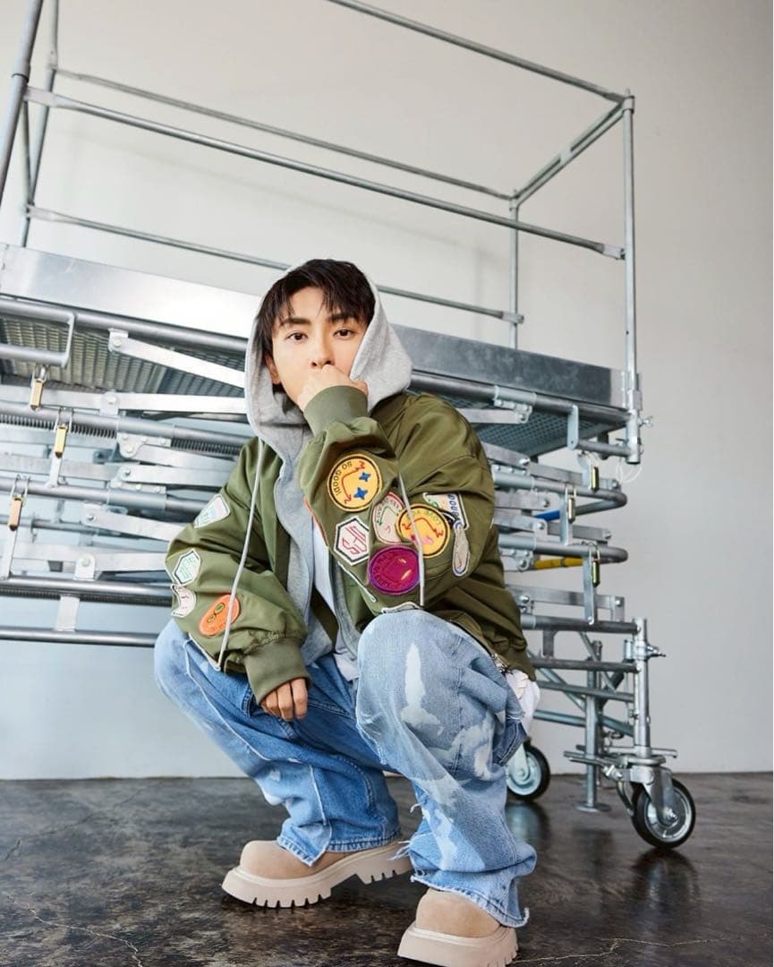 與真司郎 446 L.H.Pコラボ MA-1 値下げ❌