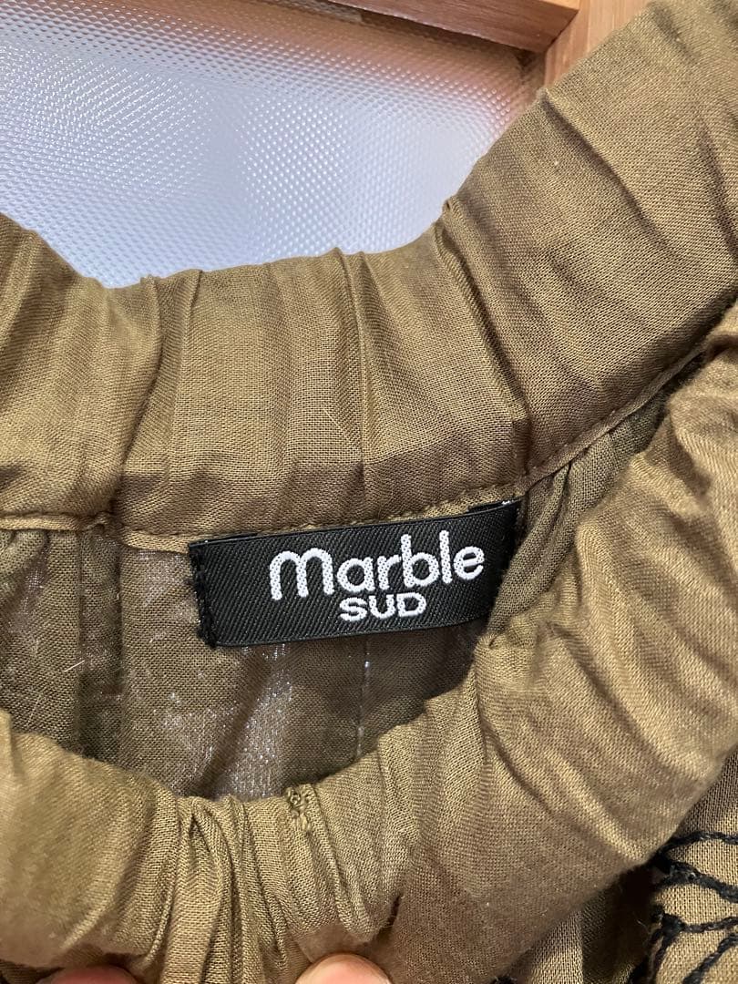 【マーブルシュッド】2022AW Feild はかまパンツ　カーキ　美品