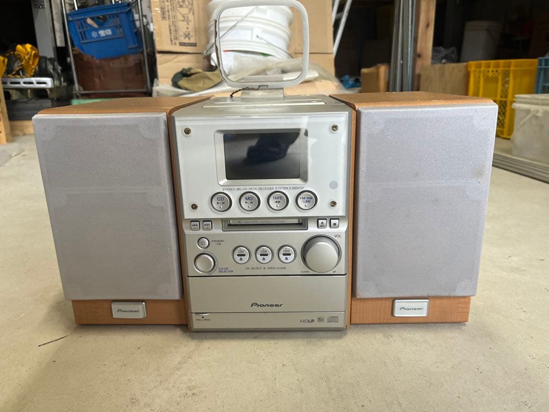 パイオニア XR-MDX737M ミニコンポ MD CD