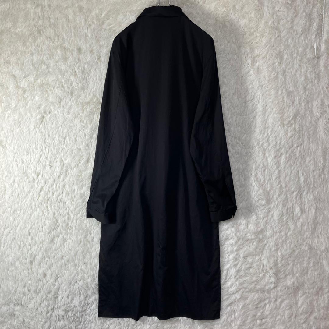 美品 アニエスベーオム ロングコート ジャケット ジップ コットン 日本製 S