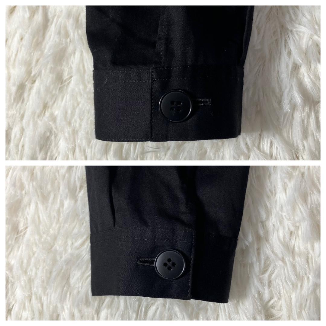 美品 アニエスベーオム ロングコート ジャケット ジップ コットン 日本製 S