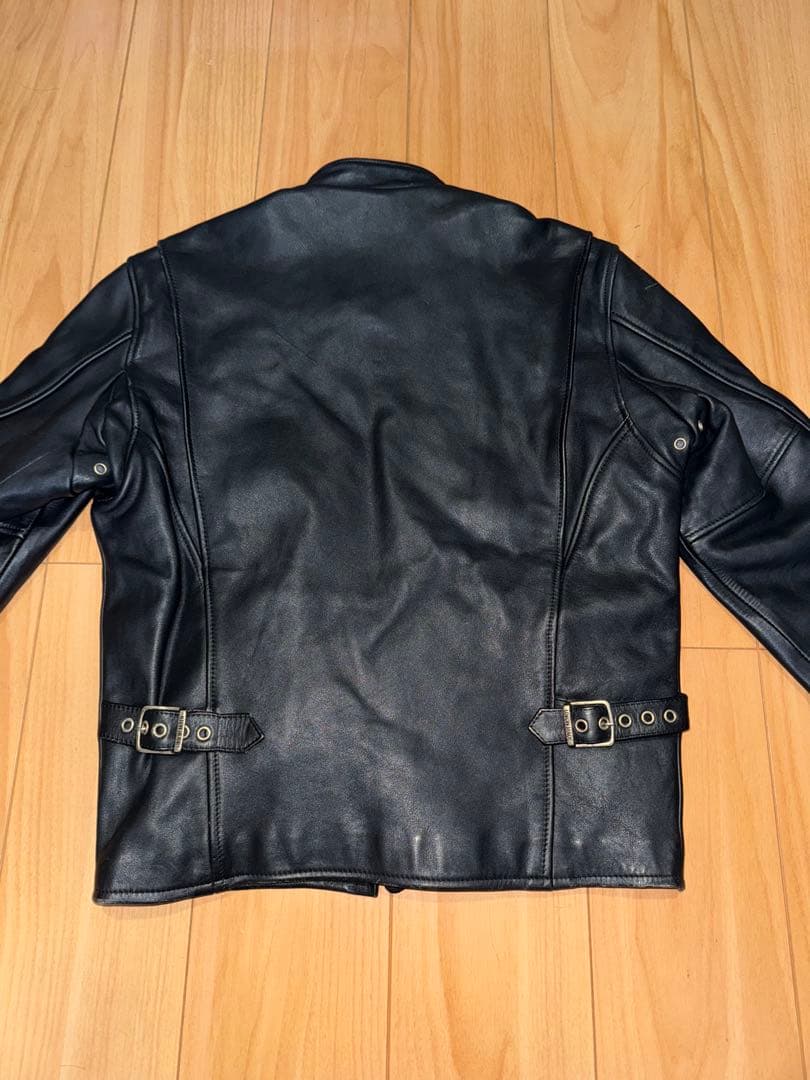 【希少！✨】HUMAN BEING 本革 ライダースジャケット 牛革