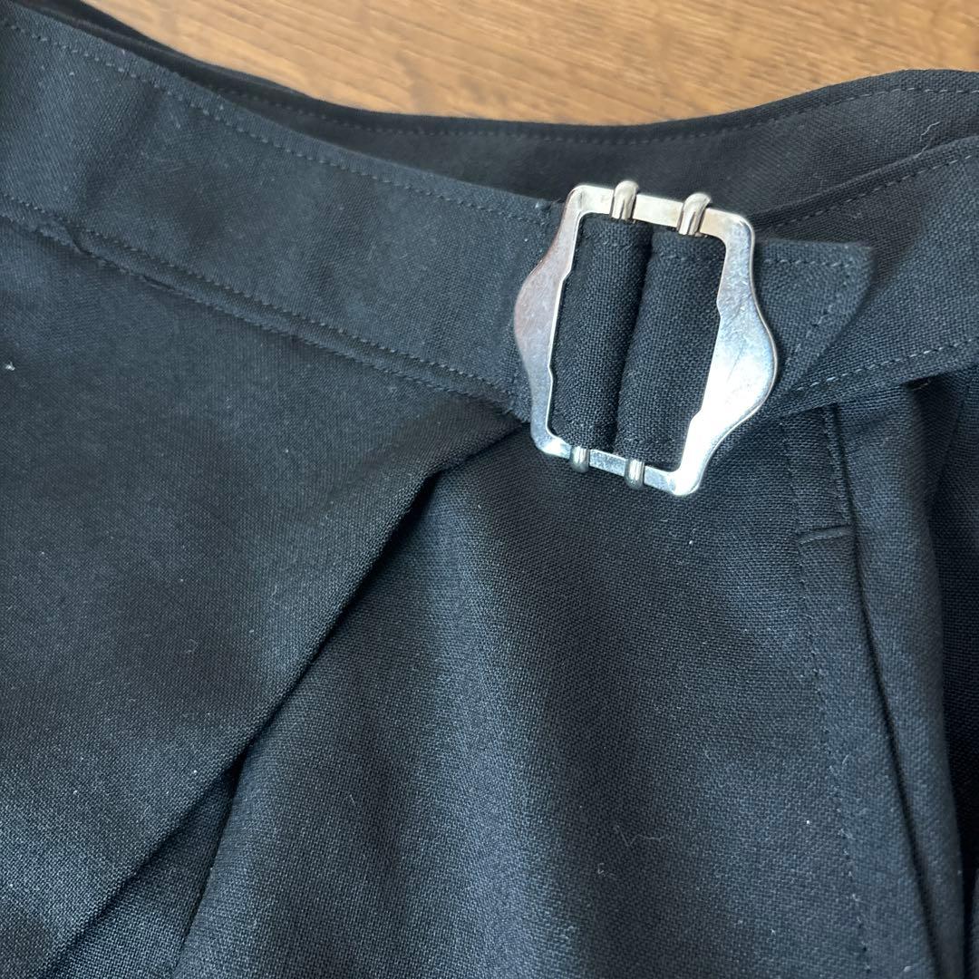 コムデギャルソン　ハーフパンツ　キュロット　単パン　半ズボン　ブラック