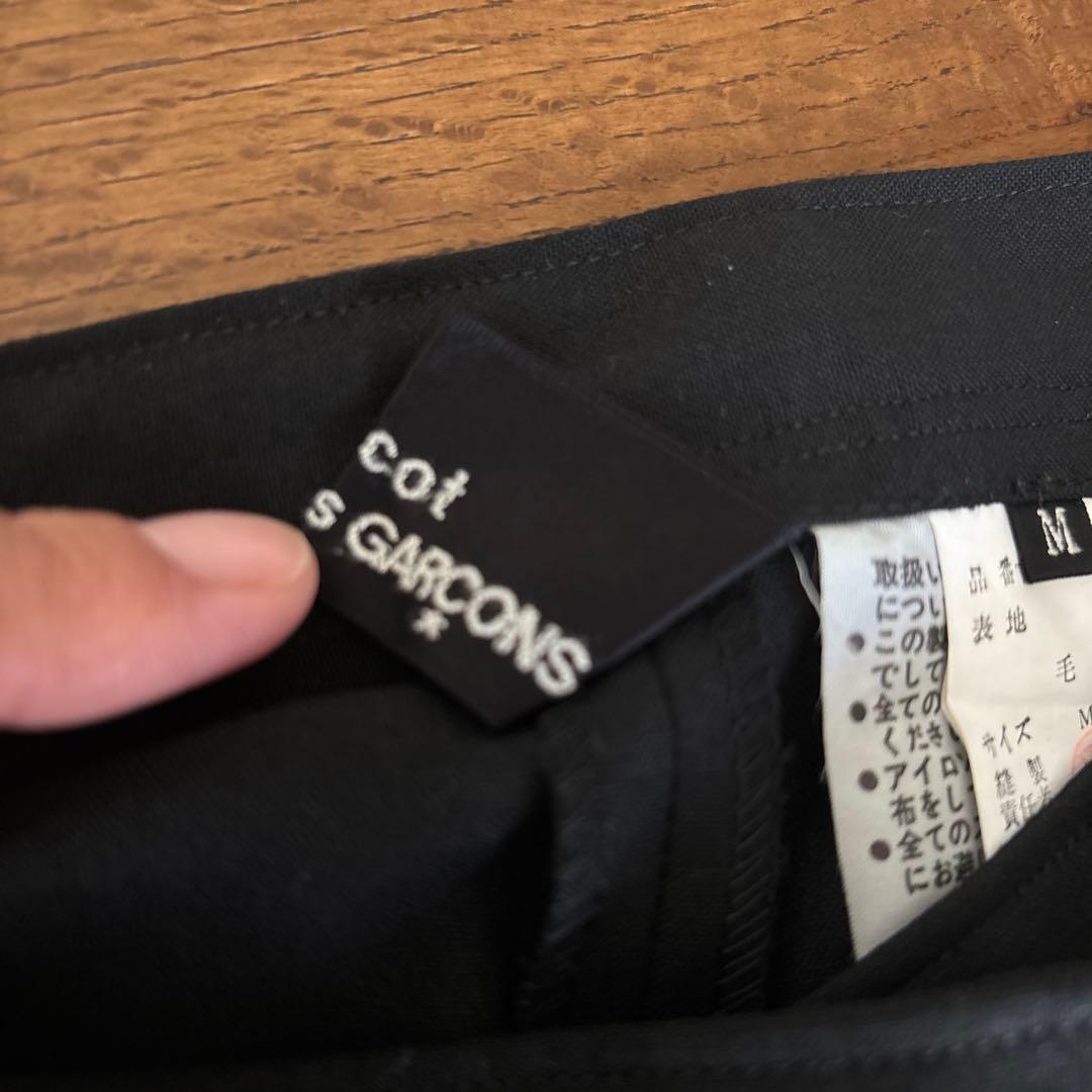 コムデギャルソン　ハーフパンツ　キュロット　単パン　半ズボン　ブラック