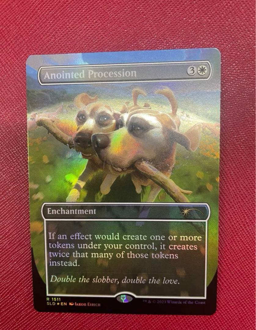 MTG 選定された行進　secret lair foil
