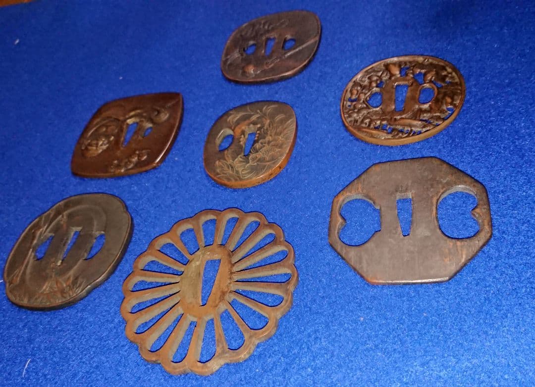 鍔7枚セット 日本刀 刀装具