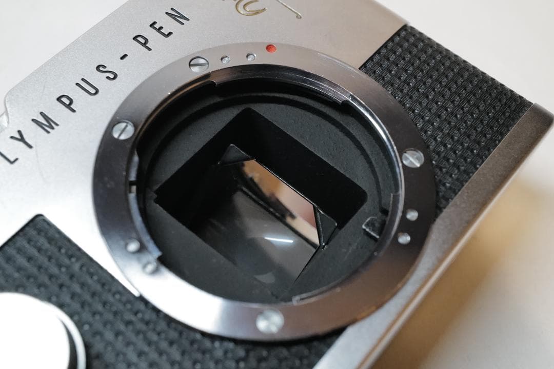 整備済 オリンパス OLYMPUS PEN-F ハーフフィルムカメラボディ