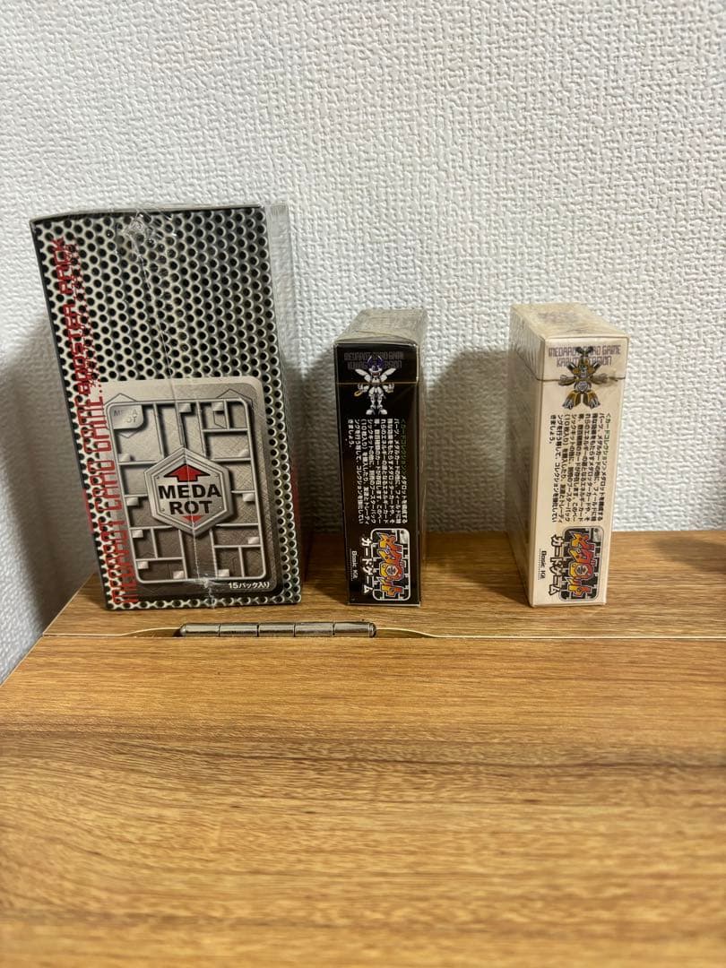 【超レア】メダロット　カードゲーム　ブースターパック　3点　シュリンク未開封