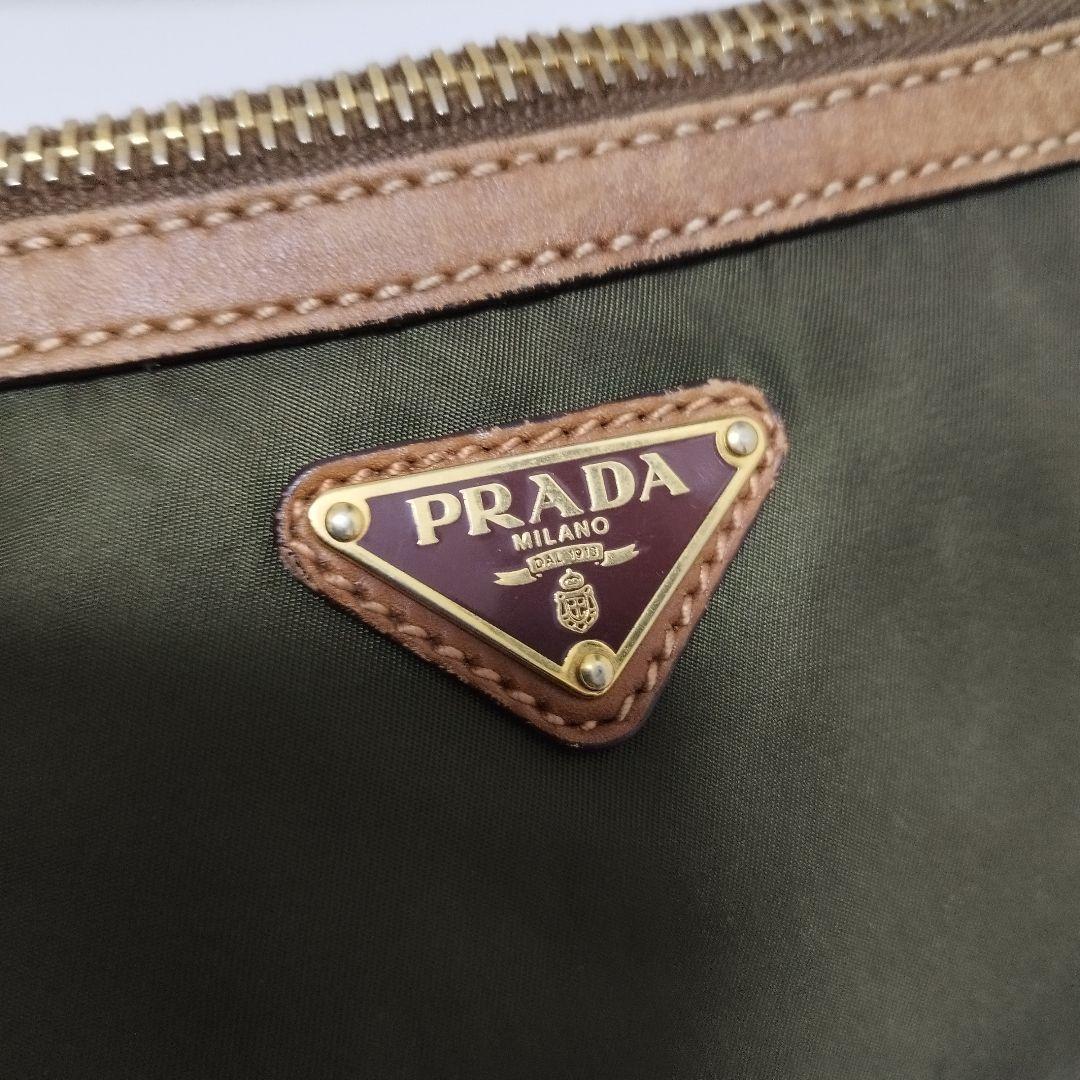 プラダ　アーカイブ　ナイロン　レザー　ショルダーバッグ　tessuto lux