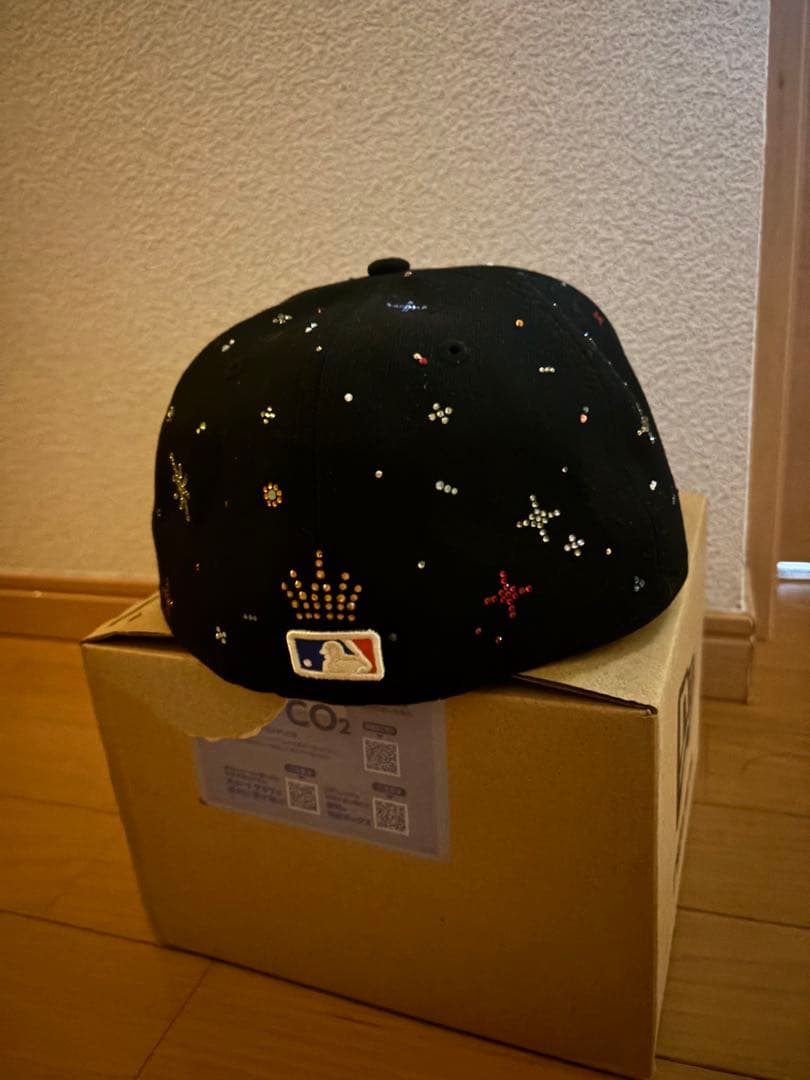 New Era メッツスワロフスキーキャップ