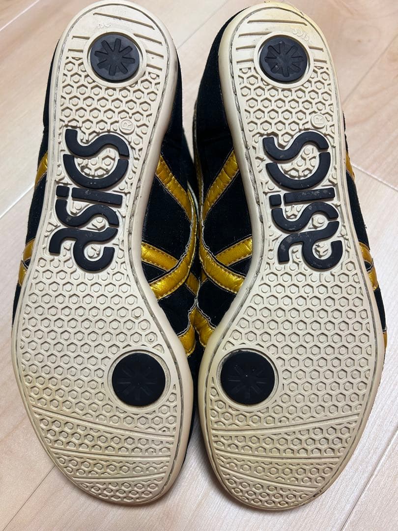 ASICS ボクシングシューズ ブラック/ゴールド
