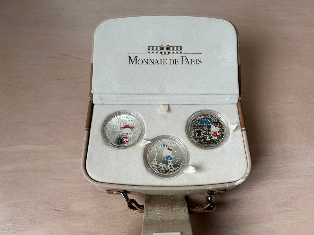 ハローキティユーロプルーフ銀貨3種セット