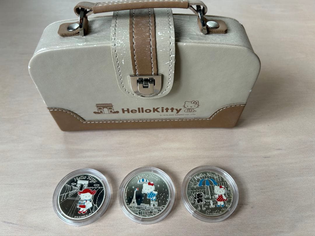ハローキティユーロプルーフ銀貨3種セット