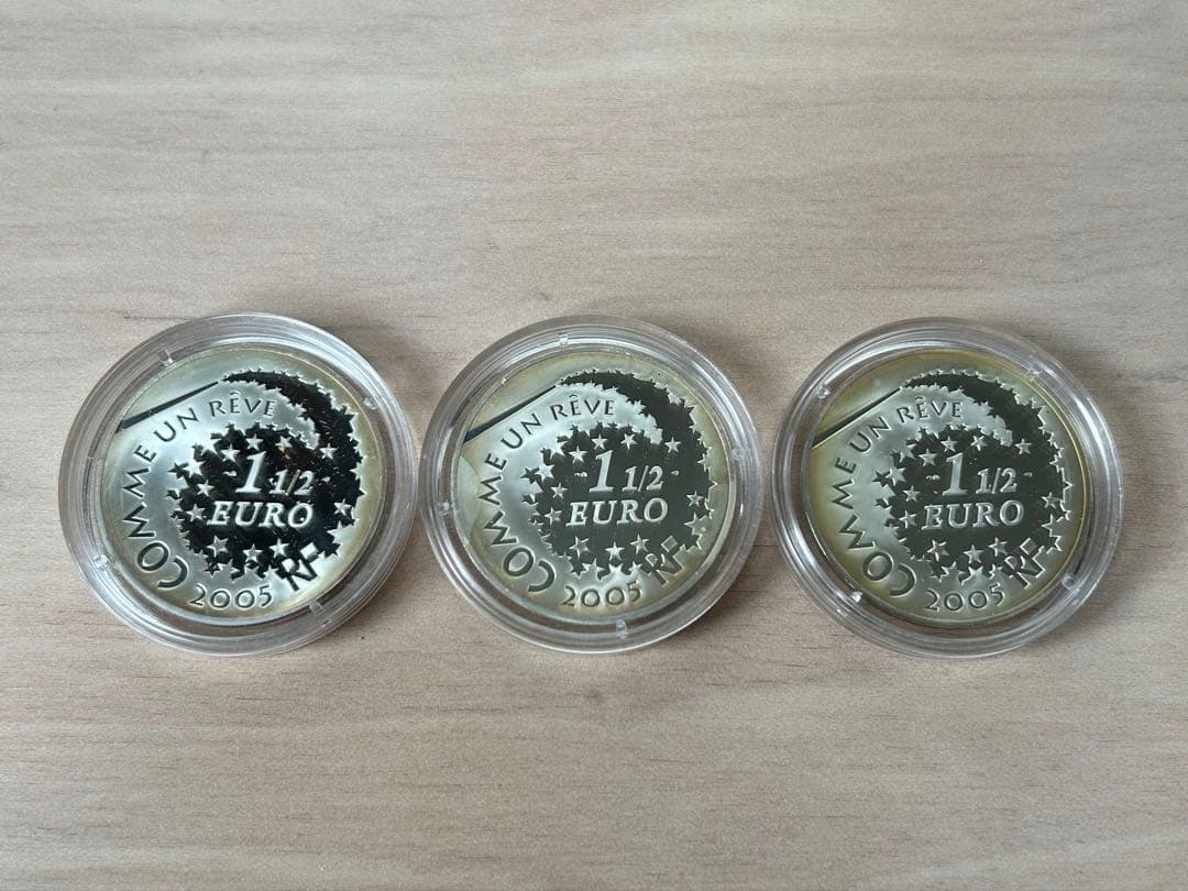 ハローキティユーロプルーフ銀貨3種セット