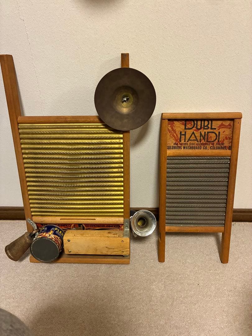 ビンテージウォッシュボード　楽器