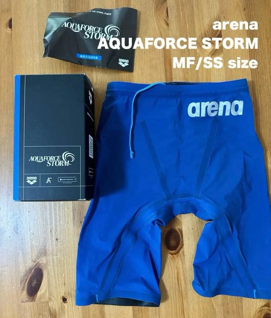 arena AQUAFORCE STORM SSサイズ 青