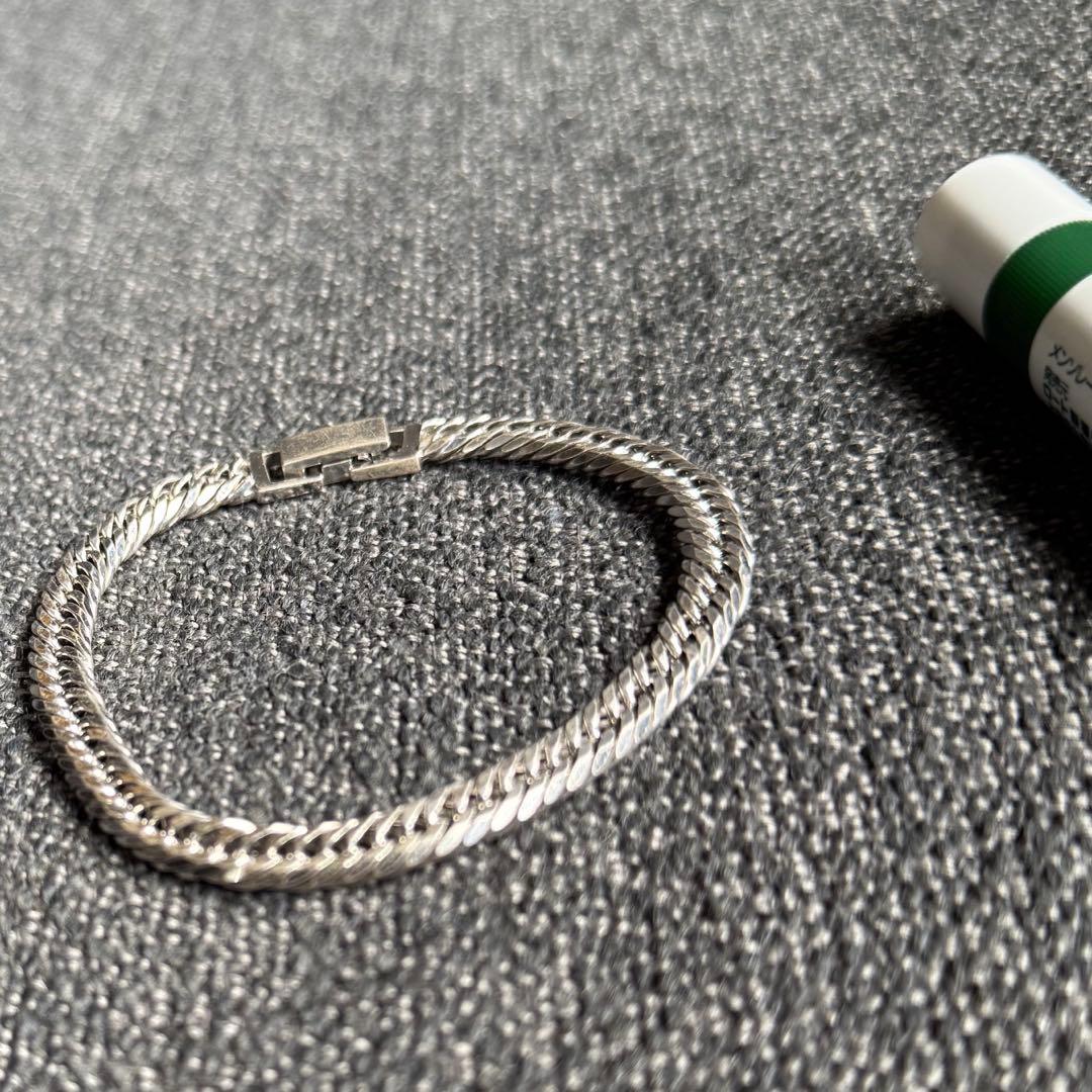 シルバー925 喜平 12面 トリプル ブレスレット