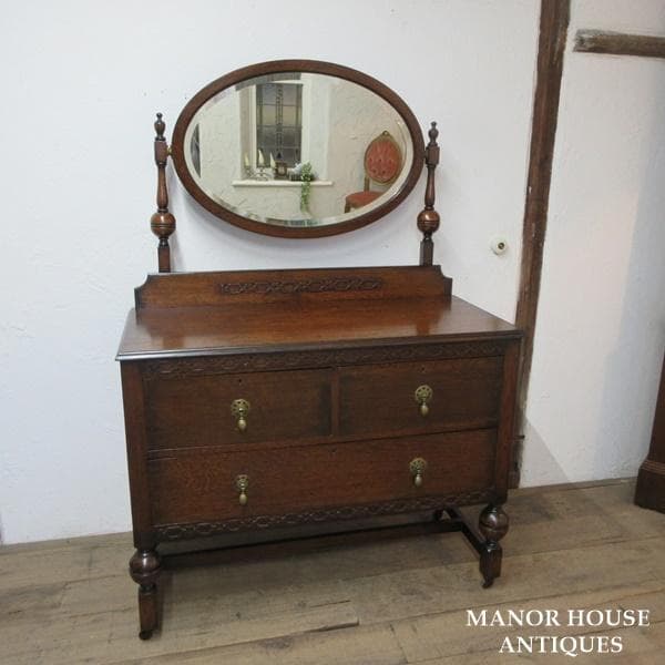 イギリス アンティーク 家具 ドレッシングチェスト ドレッサー 鏡台 6131e