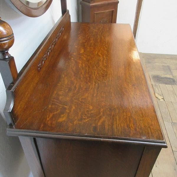 イギリス アンティーク 家具 ドレッシングチェスト ドレッサー 鏡台 6131e