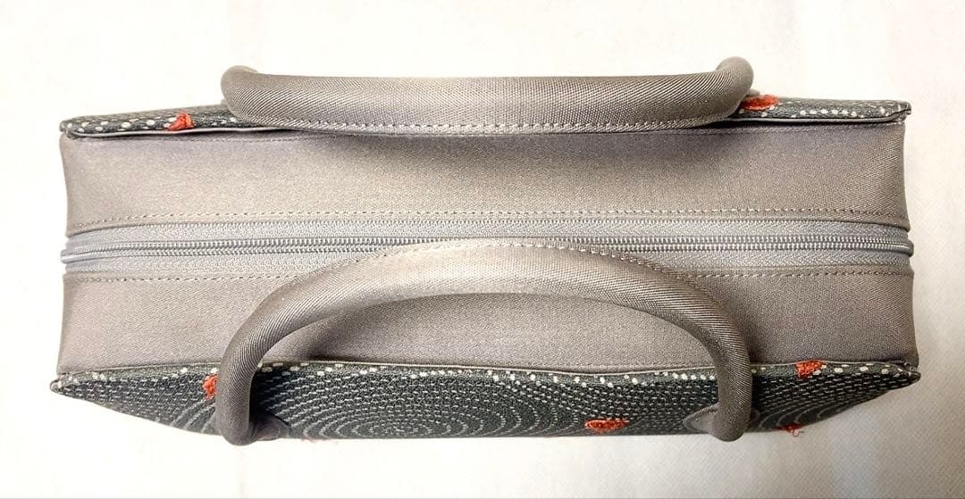 和装用バッグ グレー 渦巻き模様　未使用品