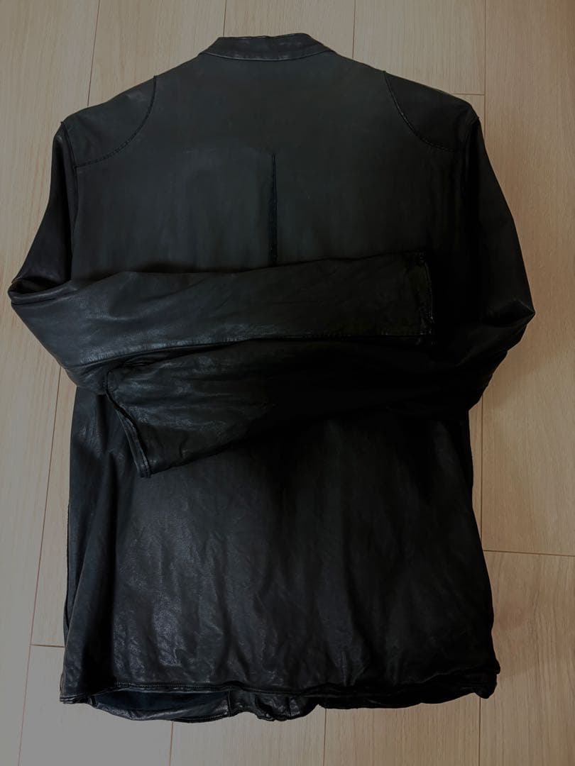 Sisii ブラック レザー シングルライダース