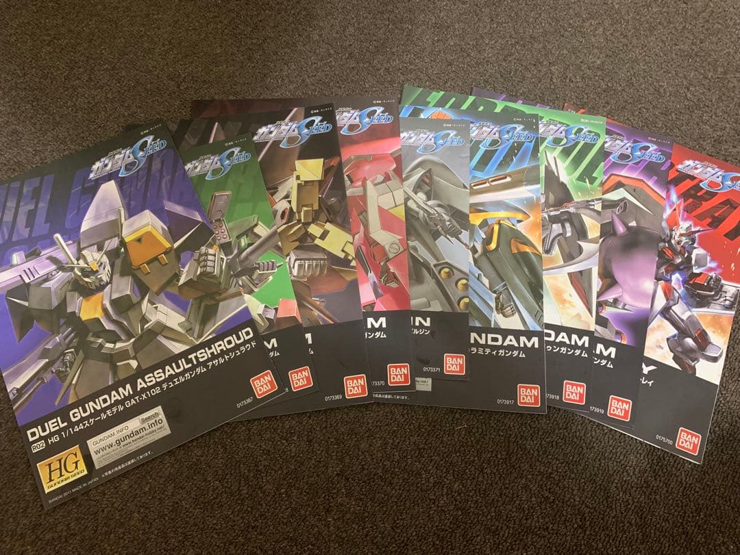 HG ガンダムSEED 9点セット ジャンク品 現状品 完成品 まとめ売り