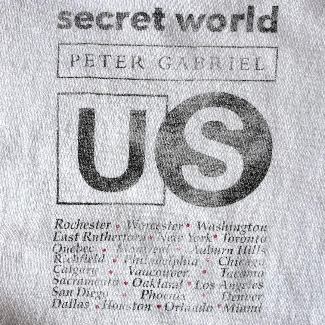 【USA製】90s Peter Gabriel ヴィンテージ ツアーTシャツ L