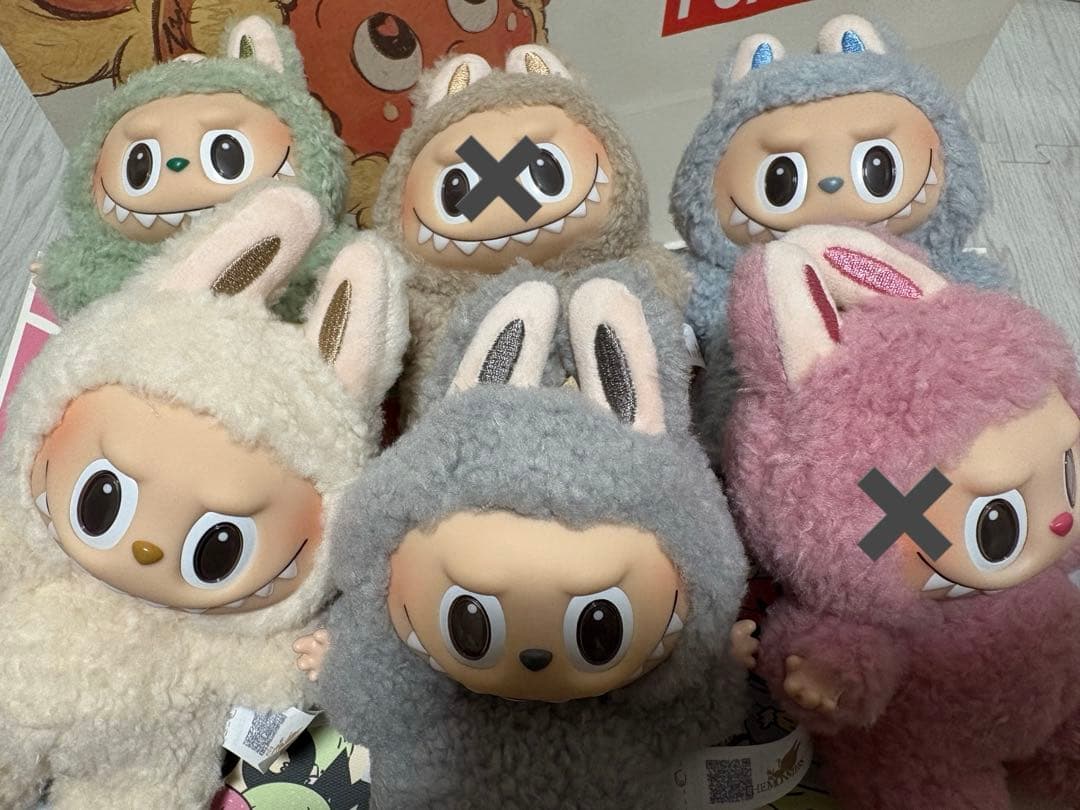 POPMART ラブブ　マカロン 新品未使用４体 ラブブ　正規品　バラ売り可能