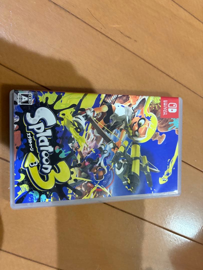 Nintendo Switch 本体 赤色 カセット スプラトゥーン2 3付き
