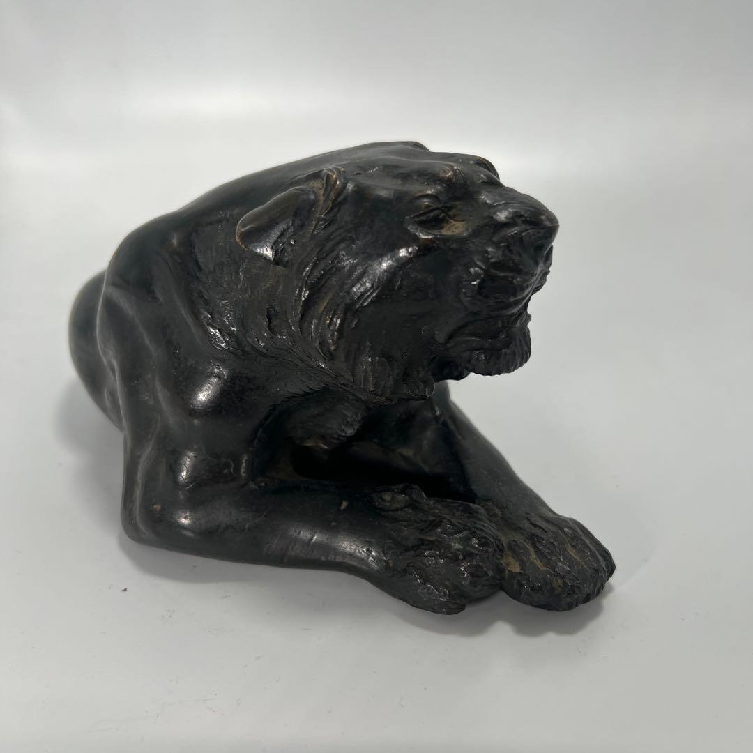 極上 古銅獅子　重さ：約2748g
